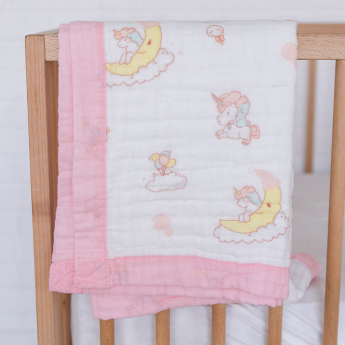 Llama Love Muslin Baby Blanket 🦙💖