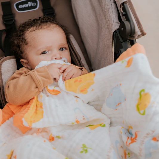 Little Prince Muslin Baby Blanket 👑✨